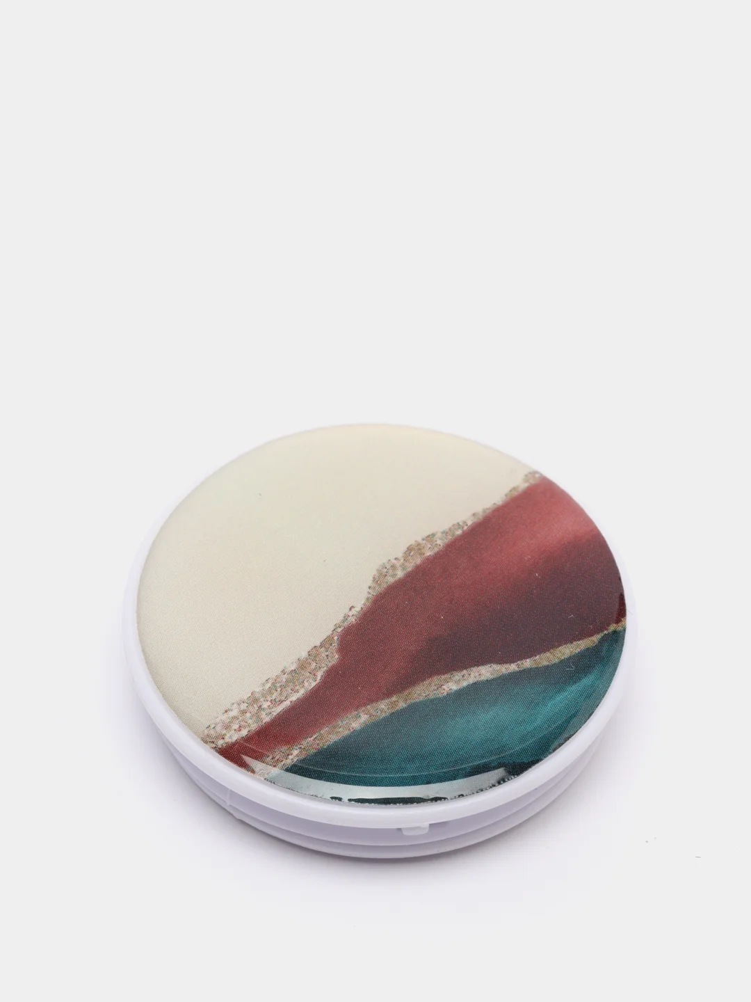 Белый попсокет Popsocket, акрил подставка держатель телефона наушников Яркие краски золото волны
