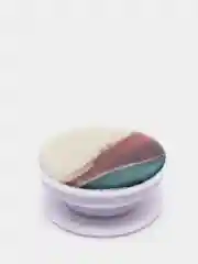 Белый попсокет Popsocket, акрил подставка держатель телефона наушников Яркие краски золото волны