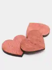 Алый заготовка для декора "Сердце"