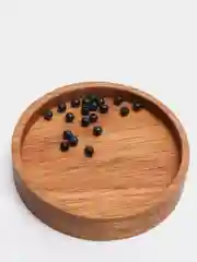 Черный бусины резиновые стопорные