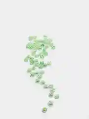 Бирюзовый бисер стеклянный 30 грамм