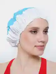 Синий шапочка для душа с зверьками, водонепроницаемая, многоразовая