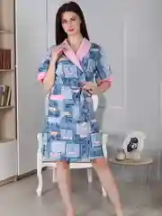 Халат женский на запах Хоум Стайл, 2111Х