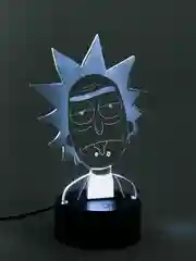 Ледяной ночник 3D по мультсериалу "Рик и Морти", светодиодный, USB
