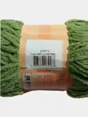Лесной зеленый пряжа плюшевая Софти Ализе Alize Softy 100% микрополиэстер  50 г  115 м