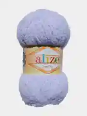 Сиреневый пряжа плюшевая Софти Ализе Alize Softy 100% микрополиэстер  50 г  115 м