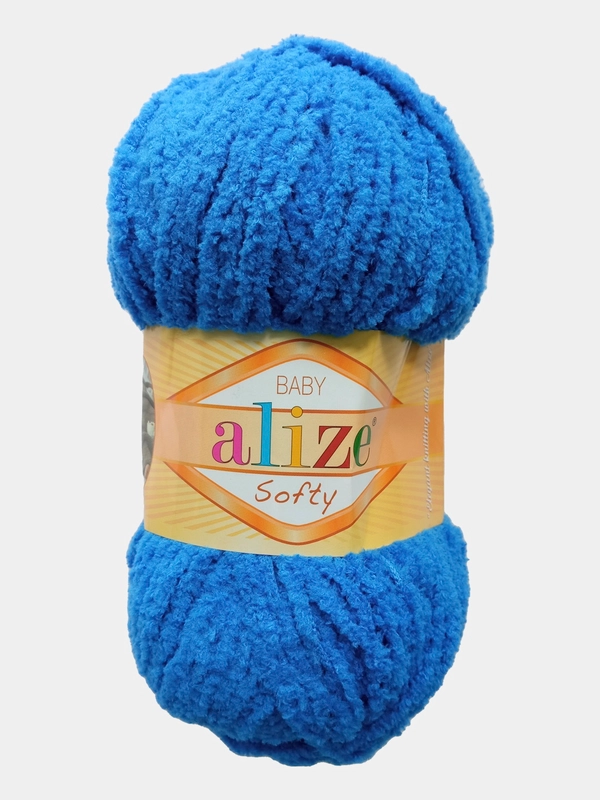Пряжа плюшевая Софти Ализе Alize Softy 100% микрополиэстер  50 г  115 м