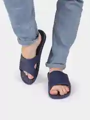 Синий сланцы мужские с массажной стелькой, 2 цвета