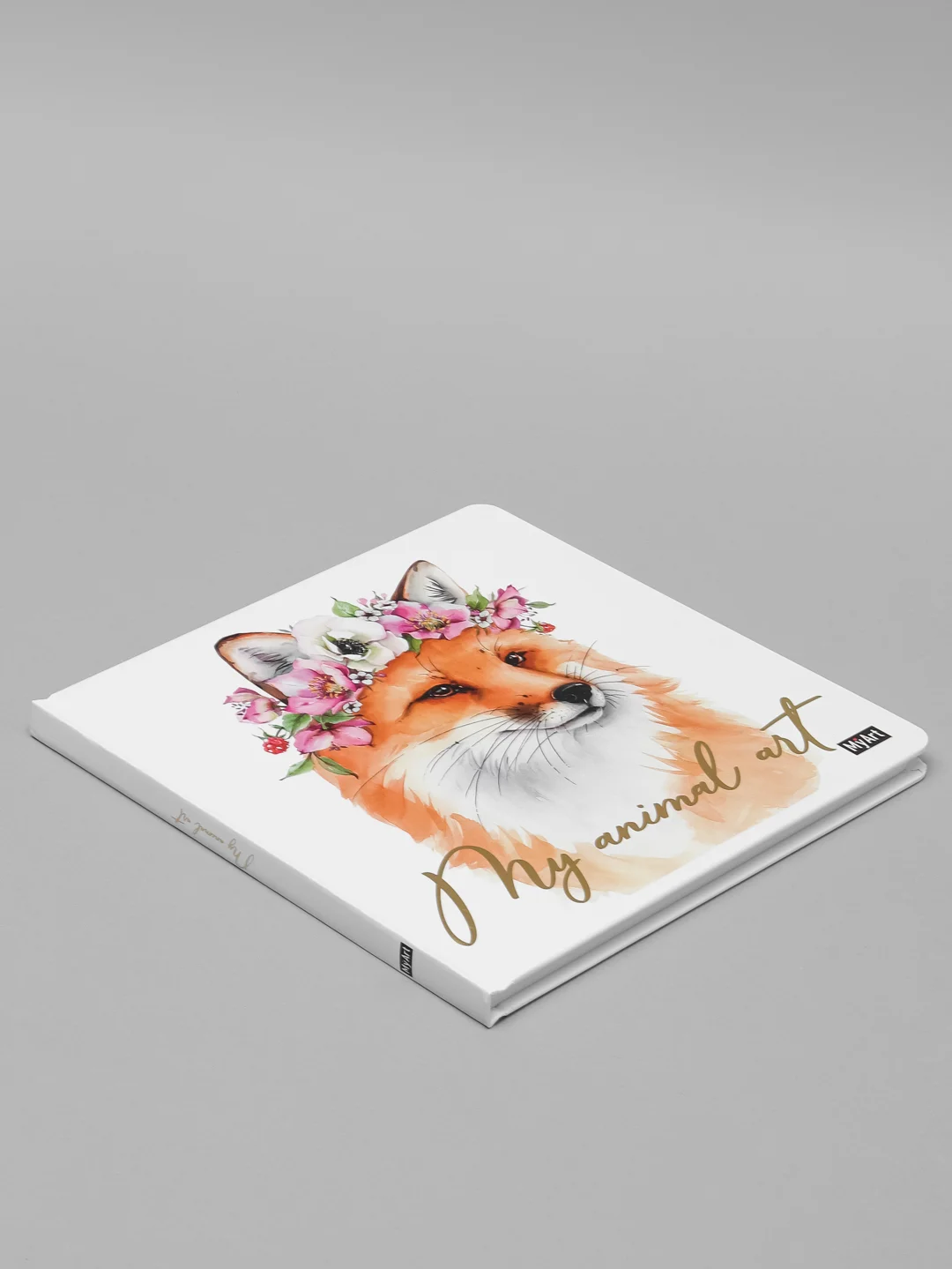 Скетчбук для рисования 20х20 см. My animal Art "Лиса", 40 листов 160 г/м2. Проф-Пресс