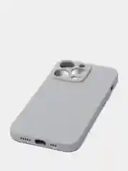 Серый чехол iPhone 11 14 13 12 Pro Mini Plus XR 7 8 SE 2020 силиконовый (Айфон ХР Про Мини Плюс)