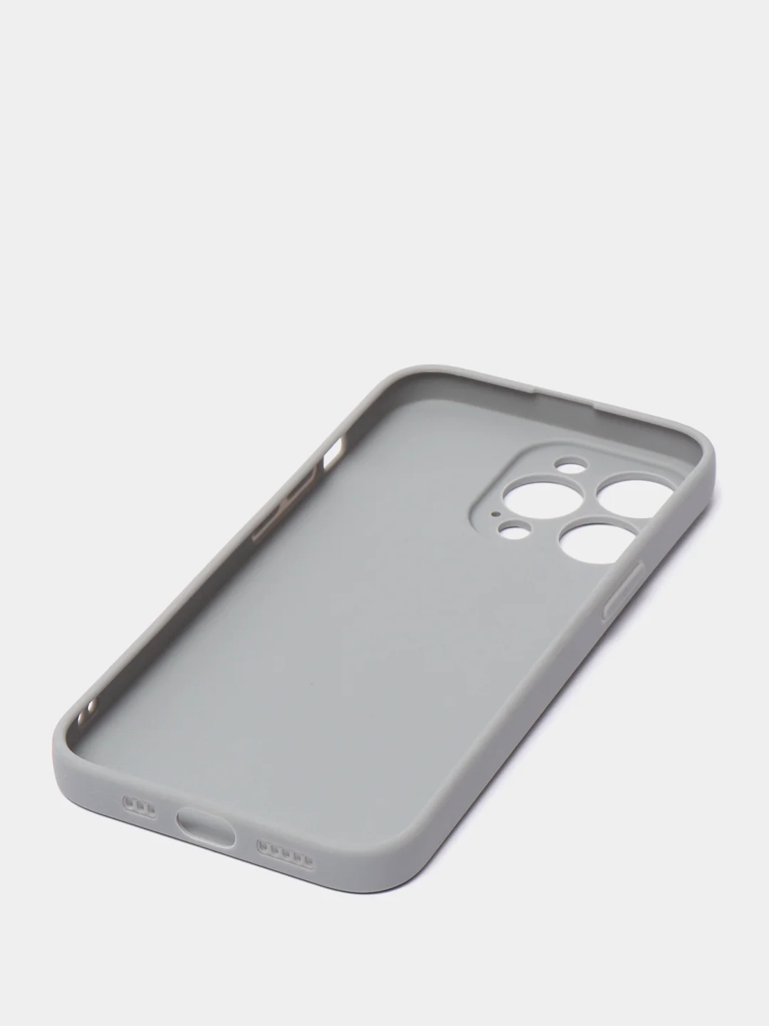 Серый чехол iPhone 11 14 13 12 Pro Mini Plus XR 7 8 SE 2020 силиконовый (Айфон ХР Про Мини Плюс)
