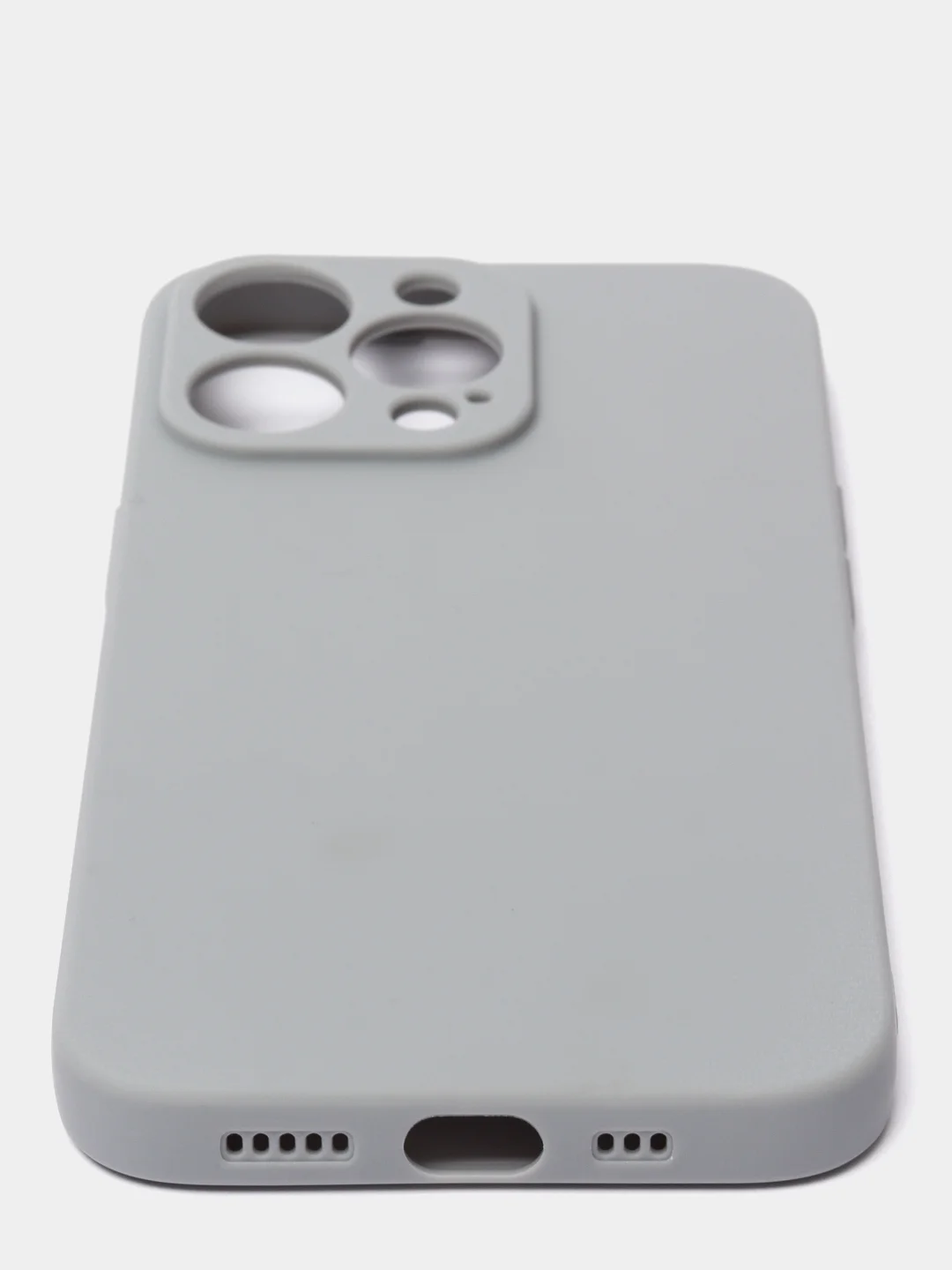 Серый чехол iPhone 11 14 13 12 Pro Mini Plus XR 7 8 SE 2020 силиконовый (Айфон ХР Про Мини Плюс)