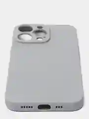 Серый чехол iPhone 11 14 13 12 Pro Mini Plus XR 7 8 SE 2020 силиконовый (Айфон ХР Про Мини Плюс)