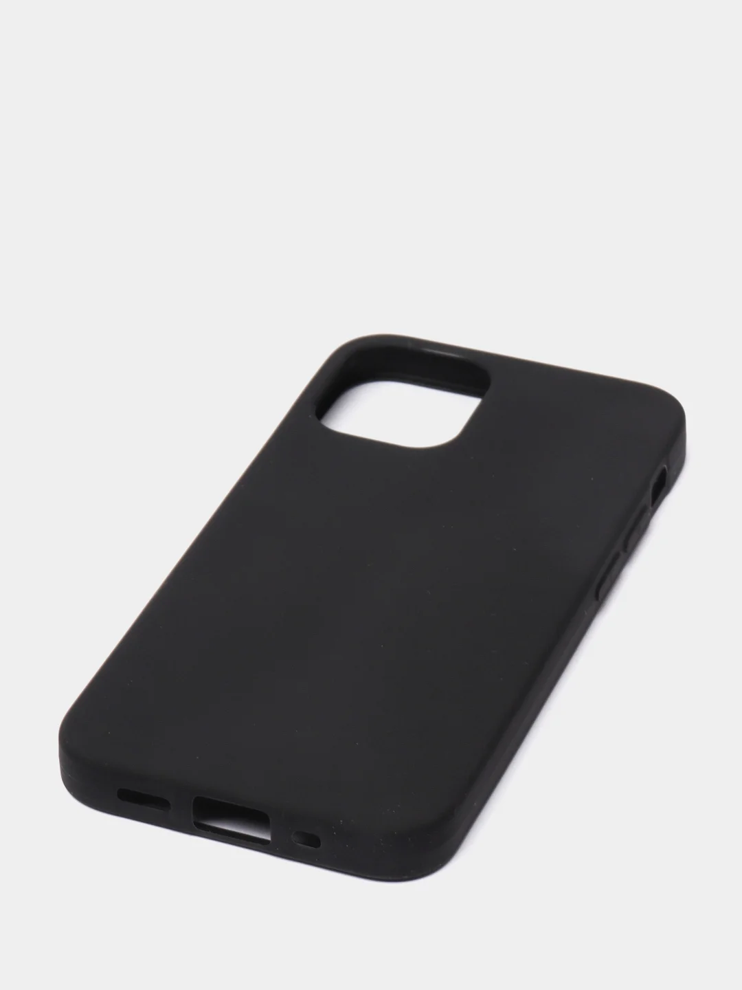 Чехол для iPhone 6 6S 7 8 Plus X XS XR SE 11 12 mini Pro Max силиконовый черный