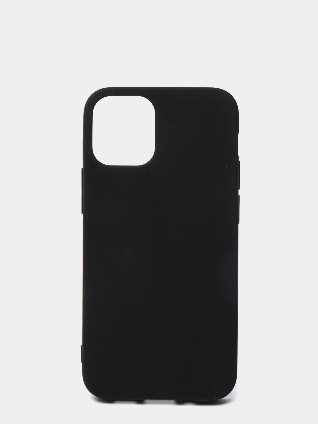Чехол для iPhone 6 6S 7 8 Plus X XS XR SE 11 12 mini Pro Max силиконовый черный
