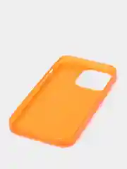 Оранжевый чехол для iPhone 13 / 13 Pro / 13 Pro Max силиконовый, неоновый, плотный, прозрачный