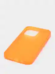 Оранжевый чехол для iPhone 13 / 13 Pro / 13 Pro Max силиконовый, неоновый, плотный, прозрачный