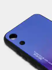 Серый градиентный чехол из закалённого стекла для Huawei Honor Play 8A / Enjoy 8A