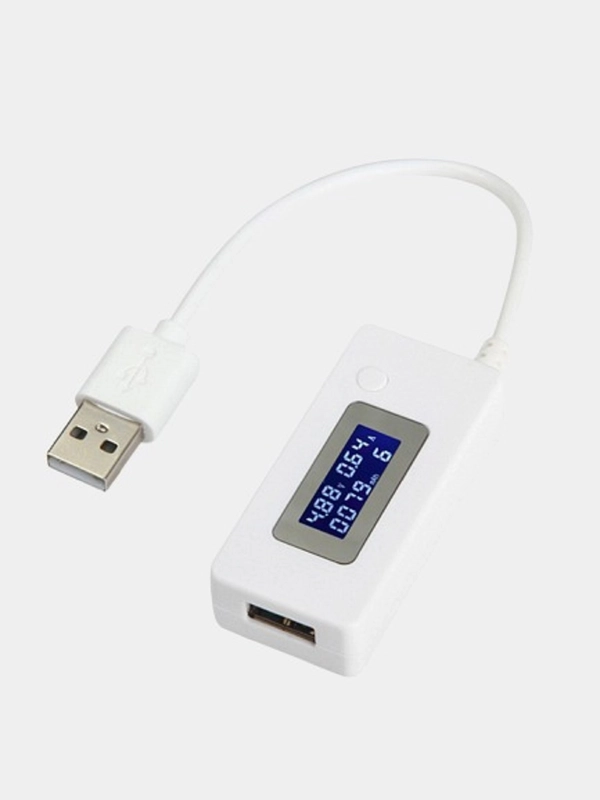 USB вольтметр + амперметр + измеритель емкости с проводом