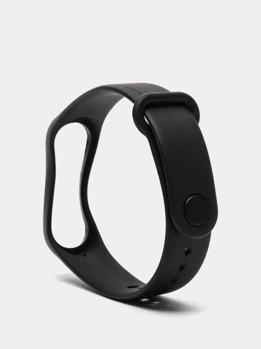 Черный силиконовый ремешок для Xiaomi Mi Band 3 и Mi Band 4, фитнес-браслет