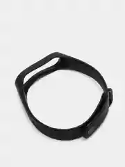 Черный силиконовый ремешок для Xiaomi Mi Band 3 и Mi Band 4, фитнес-браслет