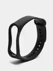 Черный силиконовый ремешок для Xiaomi Mi Band 3 и Mi Band 4, фитнес-браслет