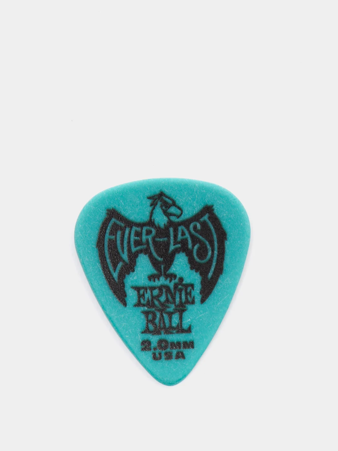 Бирюзовый медиатор гитарный Ernie Ball, с противоскользящим покрытием, разноцветные