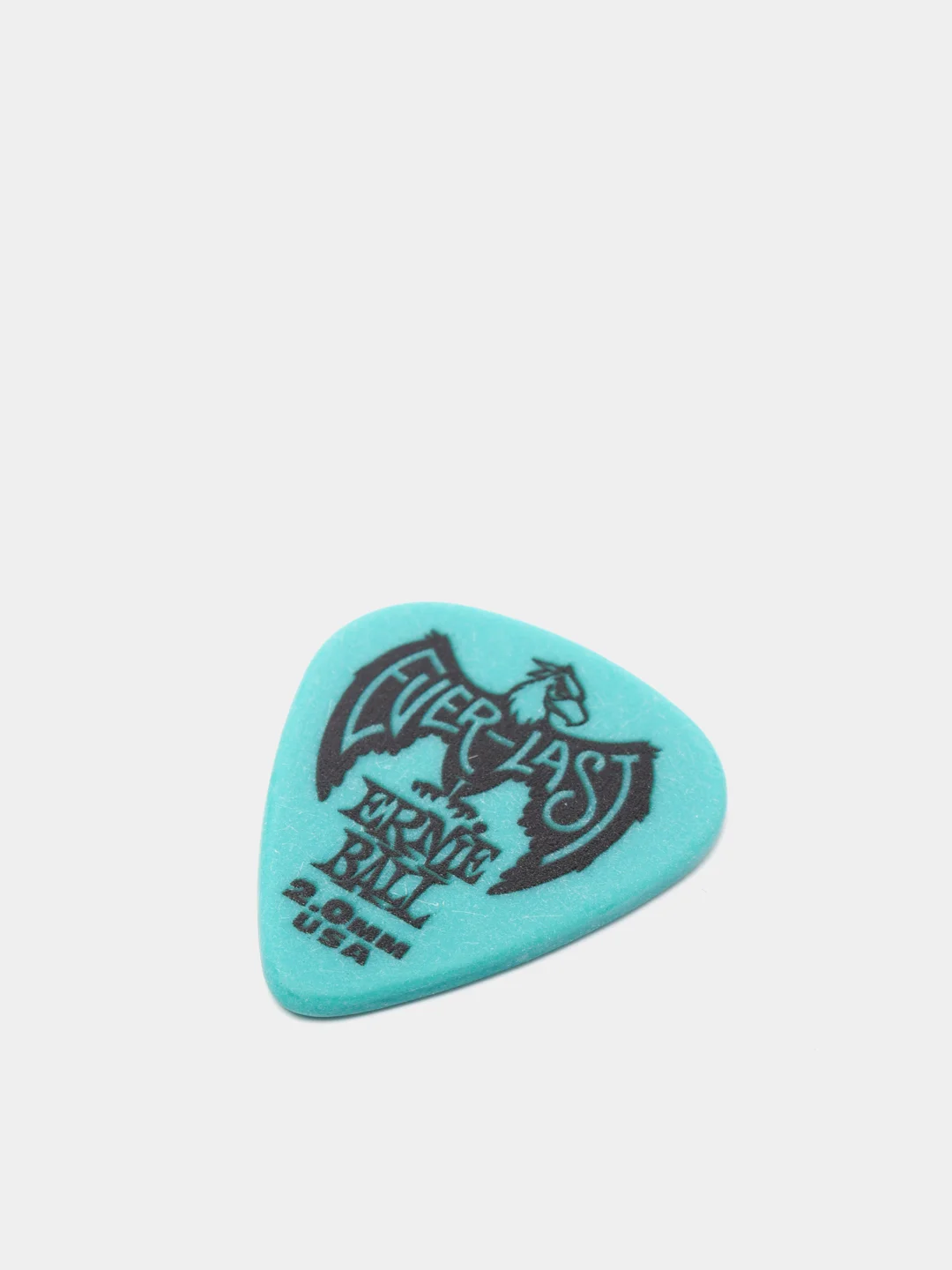 Бирюзовый медиатор гитарный Ernie Ball, с противоскользящим покрытием, разноцветные