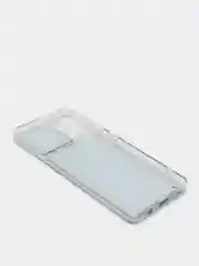 Темно-синий чехол Samsung Galaxy A51 силиконовый переливающийся жидкий с блестками и защитой камеры