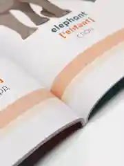 Книга "Первые 500 английских слов", 60 страниц