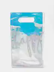 Белый пакет из голографического пластика Perfect