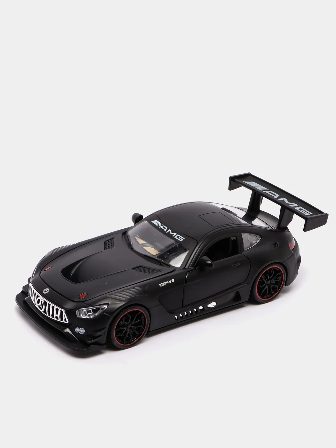 Черный металлическая машина Mercedes AMG V8 1:24 53522-18A