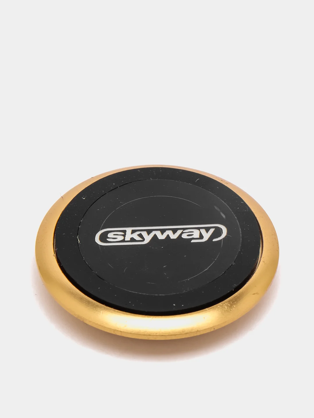 Держатель телефона магнитный на панель SKYWAY металл круглый Золотой S00303006