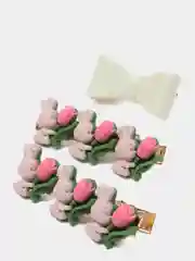 Желтый набор резинки,заколки