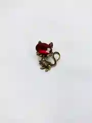 Багровый брошь женская котик