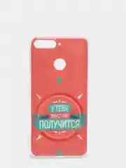 Коралловый чехол Huawei Y6 2018 / Honor 7C / Honor 7A Pro / Y6 Prime (5,7") силиконовый с рисунком