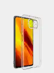 Чехол для Xiaomi Poco X3 / X3 Pro прозрачный силиконовый