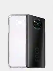 Чехол для Xiaomi Poco X3 / X3 Pro прозрачный силиконовый