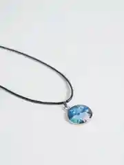 Вишнёвый кулоны из эпоксидной смолы, ручной работы