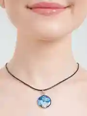 Вишнёвый кулоны из эпоксидной смолы, ручной работы