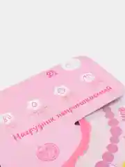 Кораллово-розовый нагрудник, слюнявчик