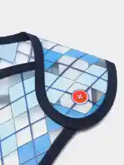 Индиго нагрудник, слюнявчик