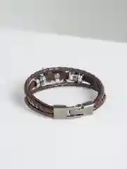Коричневый браслет "Сова"