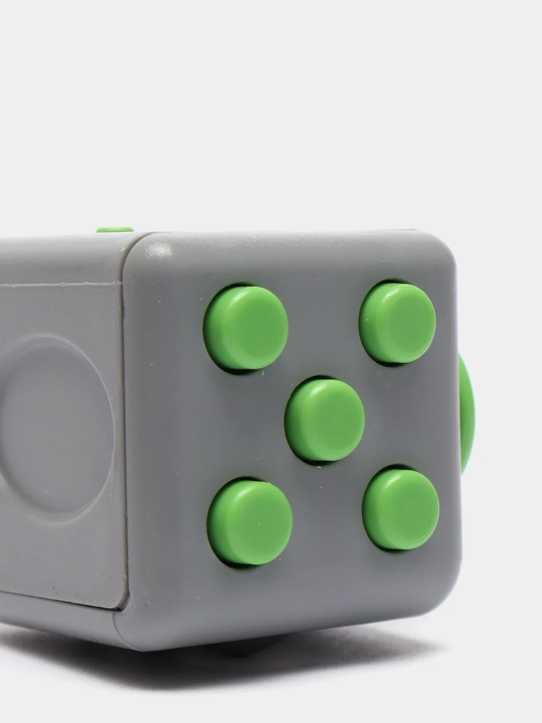 Лесной зеленый кубик-антистресс Fidget Cube (фиджет куб) игрушка развивающая, тактильная, сенсорная