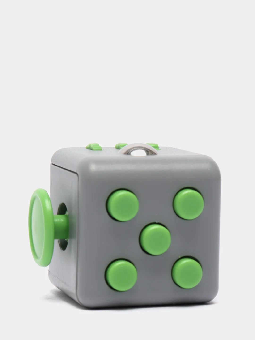 Лесной зеленый кубик-антистресс Fidget Cube (фиджет куб) игрушка развивающая, тактильная, сенсорная