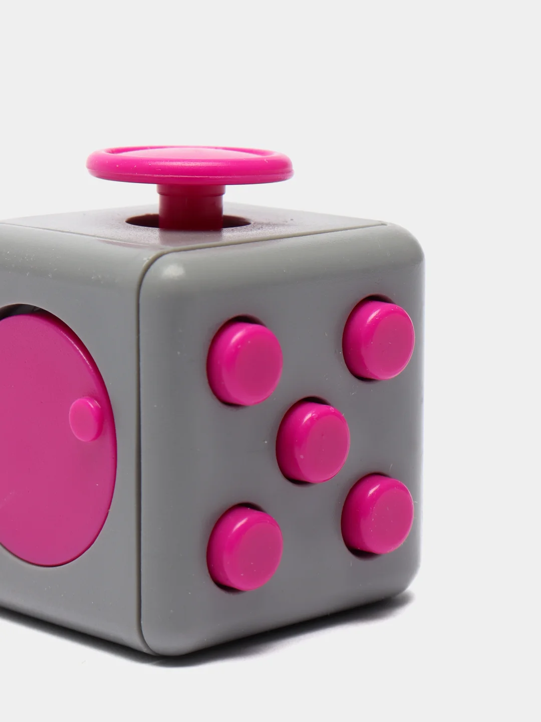 Розовый кубик-антистресс Fidget Cube (фиджет куб) игрушка развивающая, тактильная, сенсорная