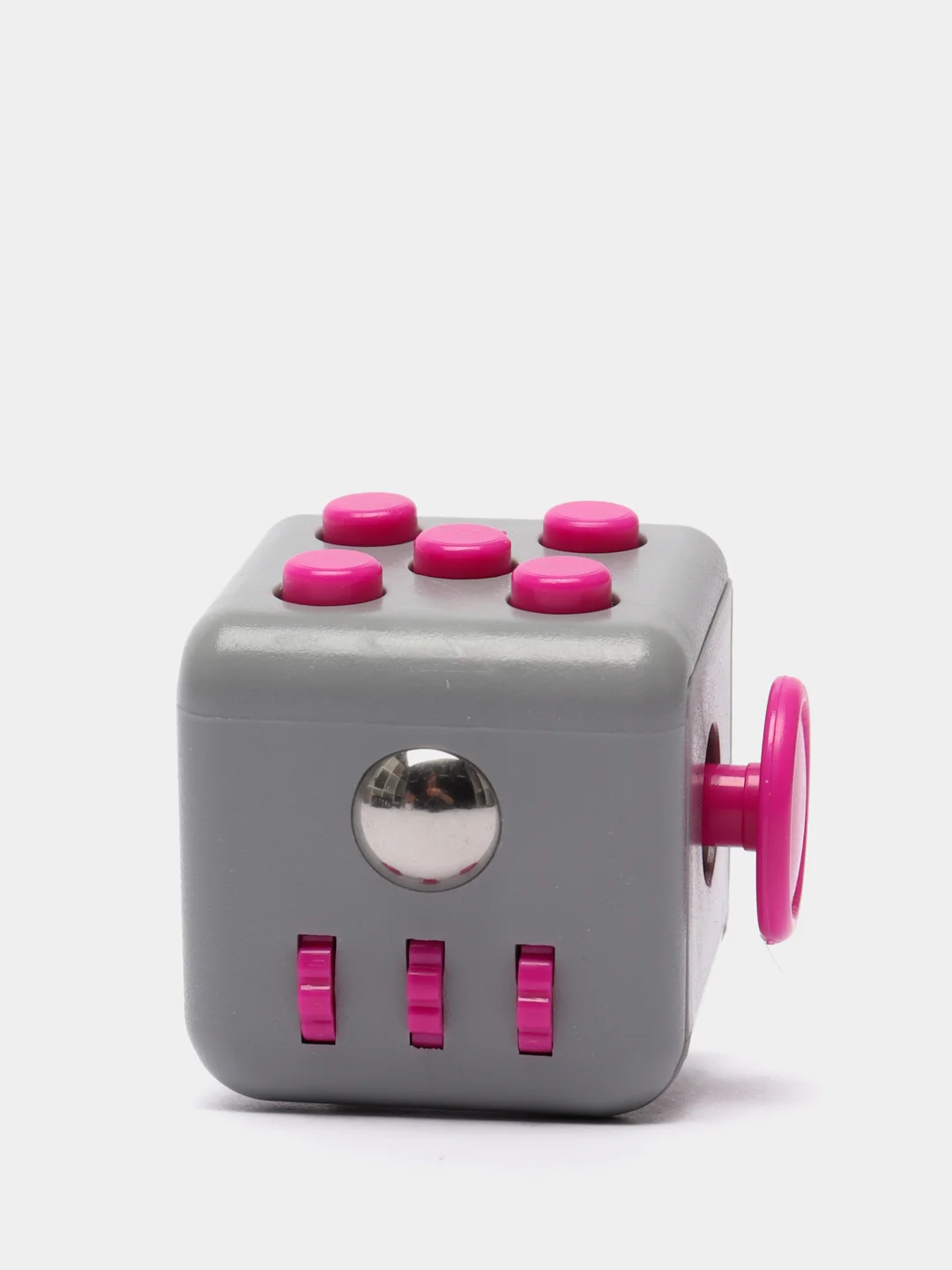 Розовый кубик-антистресс Fidget Cube (фиджет куб) игрушка развивающая, тактильная, сенсорная