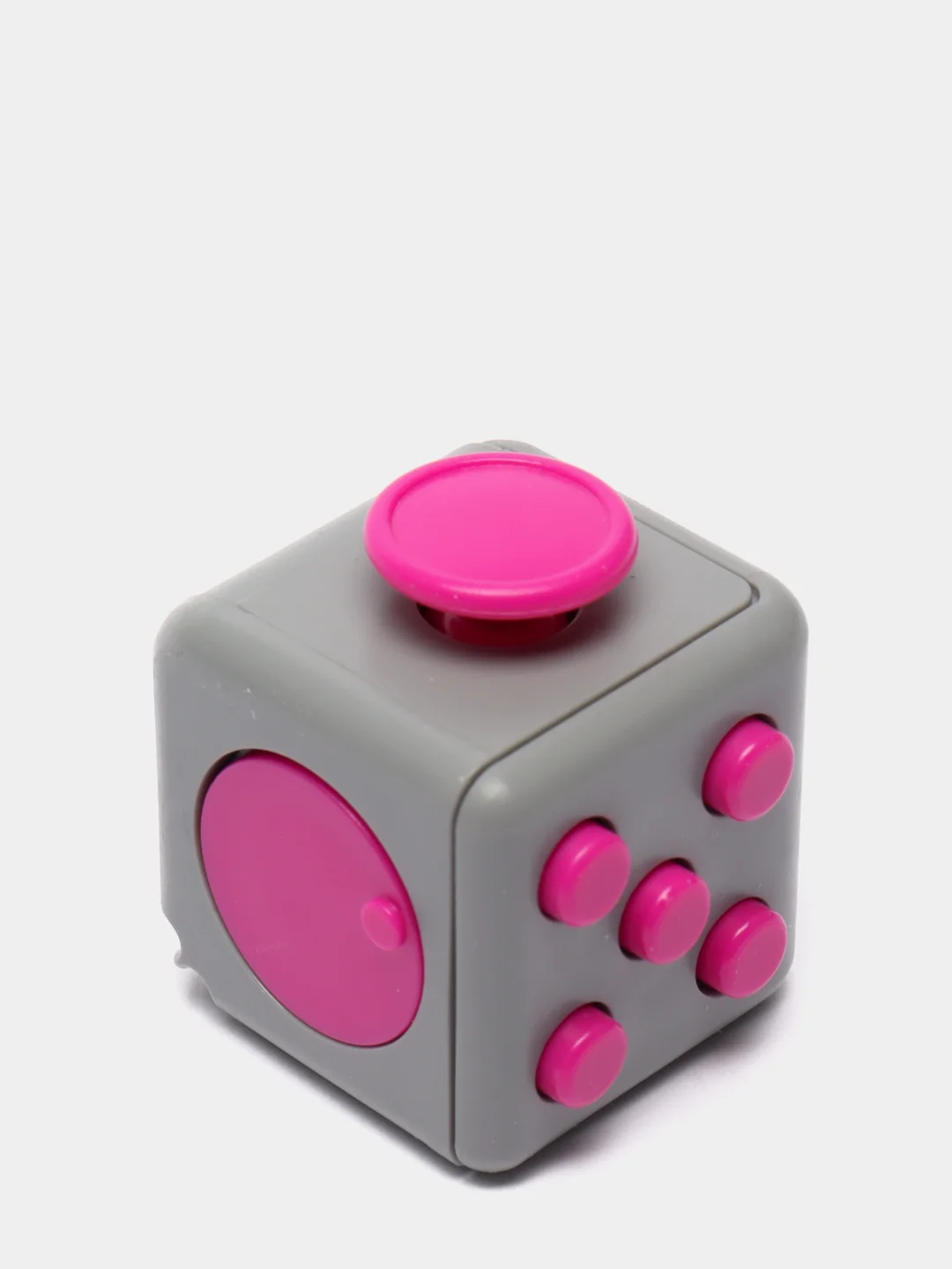 Розовый кубик-антистресс Fidget Cube (фиджет куб) игрушка развивающая, тактильная, сенсорная