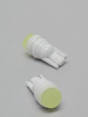 Светодиодные лампы (2шт) в габарит, салон, подсветка номера Т10 1COB ceramic