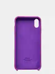 Фиолетовый силиконовый чехол для Iphone, с логотипом